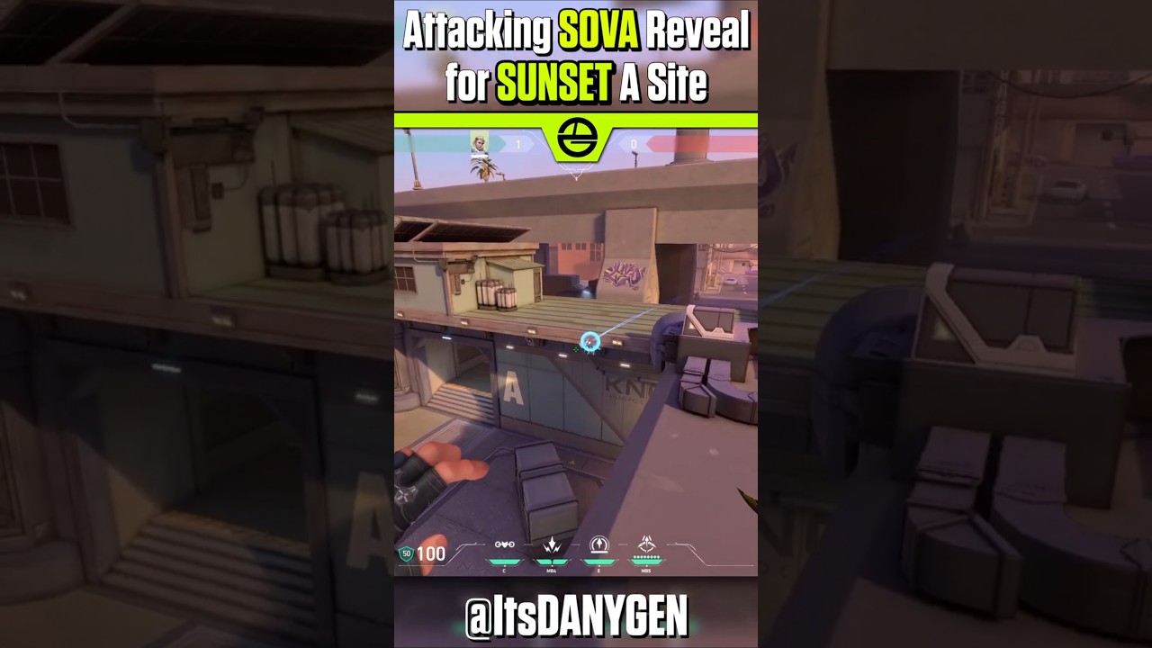 Best Sova Attacking Reveal for A Site on Sunset