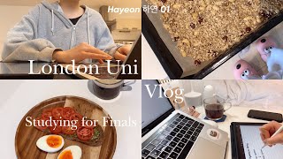 🇬🇧 London Business School vlog | Studying for Finals, Duck pasta n basketball | 런던 대학생 브이로그