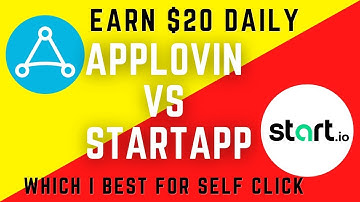 Startapp vs Applovin | Startapp self click | Free Startapp self click App || A.S DEVELOPERS