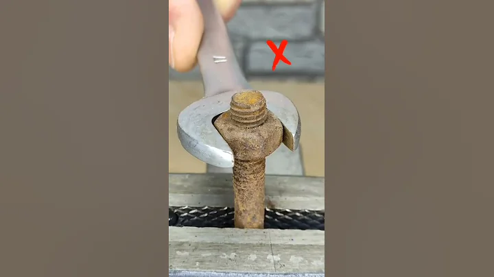 how to open rusted nut bolt easy trick || simple idea for open rusted nut bolt #electrical #shorts