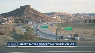 Street racers terrifying drivers on I-25 near Castle Rock