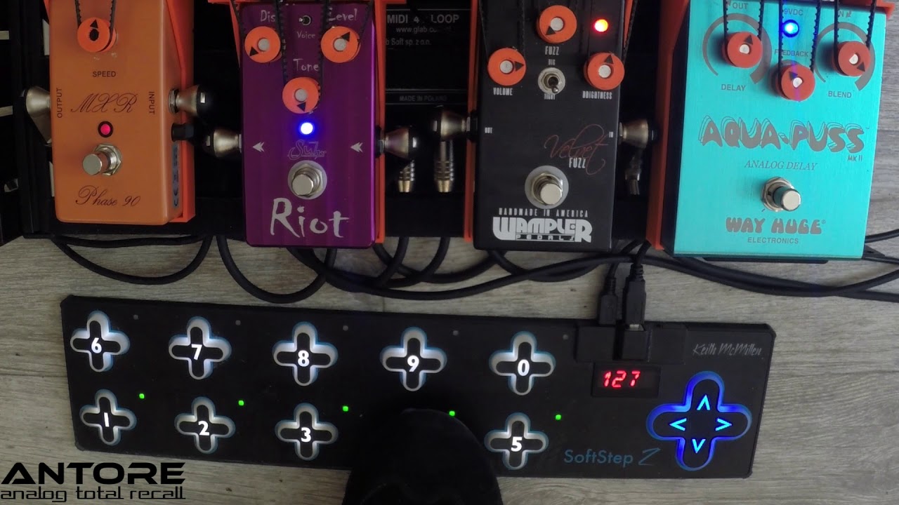 MXR Riot Wampler Antore Softstep2