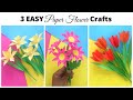 3 Easy Paper Flower Sticks #funfridayswithsweta