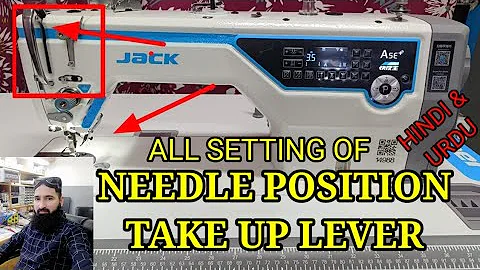 jack a5e Needle position | takeup lever position | a5e ahm position setting by Gm electronics tech