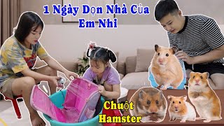Em Nhi Giặt Ba Lô Và Chăm Chuột Hamster