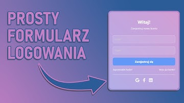 JAK ZROBIĆ FORMULARZ REJESTRACJI I LOGOWANIA | HTML, CSS, PHP