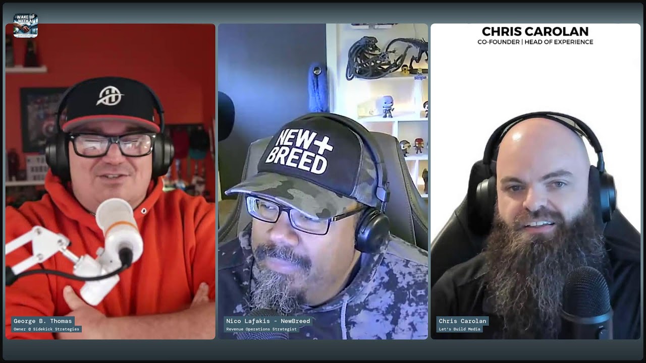 Let's Build AI Skills Daily featuring George B. Thomas and Nico Lafakis