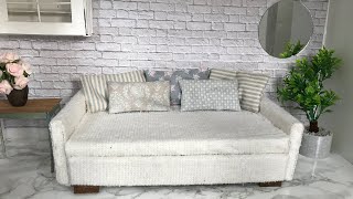 DIY: miniature sofa bed / pullout couch