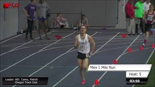 Pat Casey 100Th Sub-4 Mile In The Dempsey Indoor