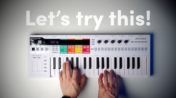 Making a Synthwave song with Arturia Keystep Pro + iPad