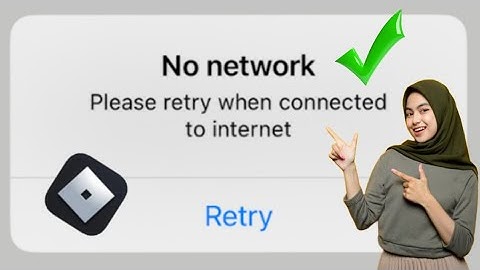 How to fix roblox no network problem (Iphone & Android) | Roblox Connection Error