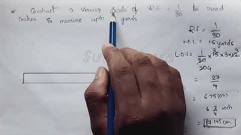 Vernier Scale Construction/ Scales Chapter/ Telugu Explanation by Subhodaya/ Engg Drawing