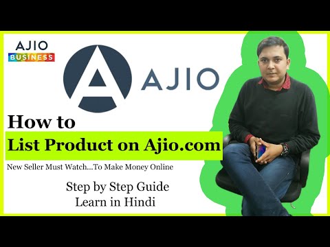 How to list product on Ajio | Complete step by step Tutorial for Bulk product listing in ajio Hindi