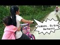 PAMAN n n n nnn Berhenti Shinta dan Shanti mau beli Es Krim - kids ride a bicyle buy ice cream