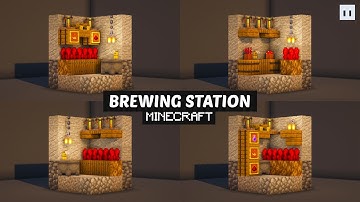 Minecraft : Brewing Station Designs | Small & Simple
