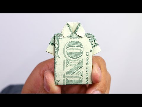 How To Make Shirt Origami With Dollar Bill