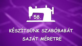 Készítsünk szabóbabát saját méretre