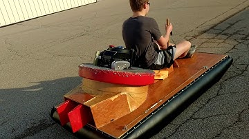 First flight UH6F hovercraft project