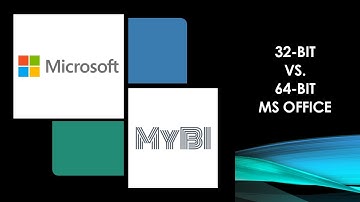 32 bit vs. 64 bit Microsoft Excel