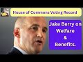 House of Commons Voting Record. Arrogant Jake Berry.