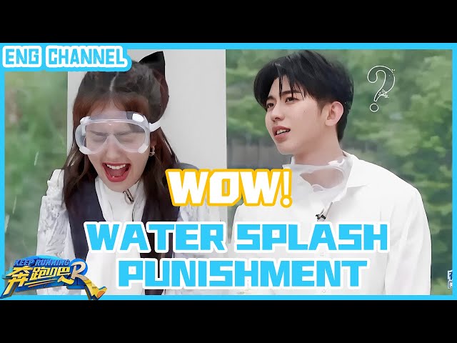 Bailu was drenched with water，Kun:hahahha | #KeepRunningOriginal class=