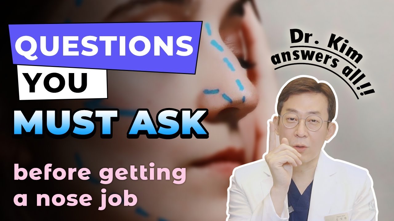 THINGS YOU NEED TO KNOW BEFORE GETTING A NOSEJOB! | RHINOPLASTY SPECIALIST IN KOREA Q&A