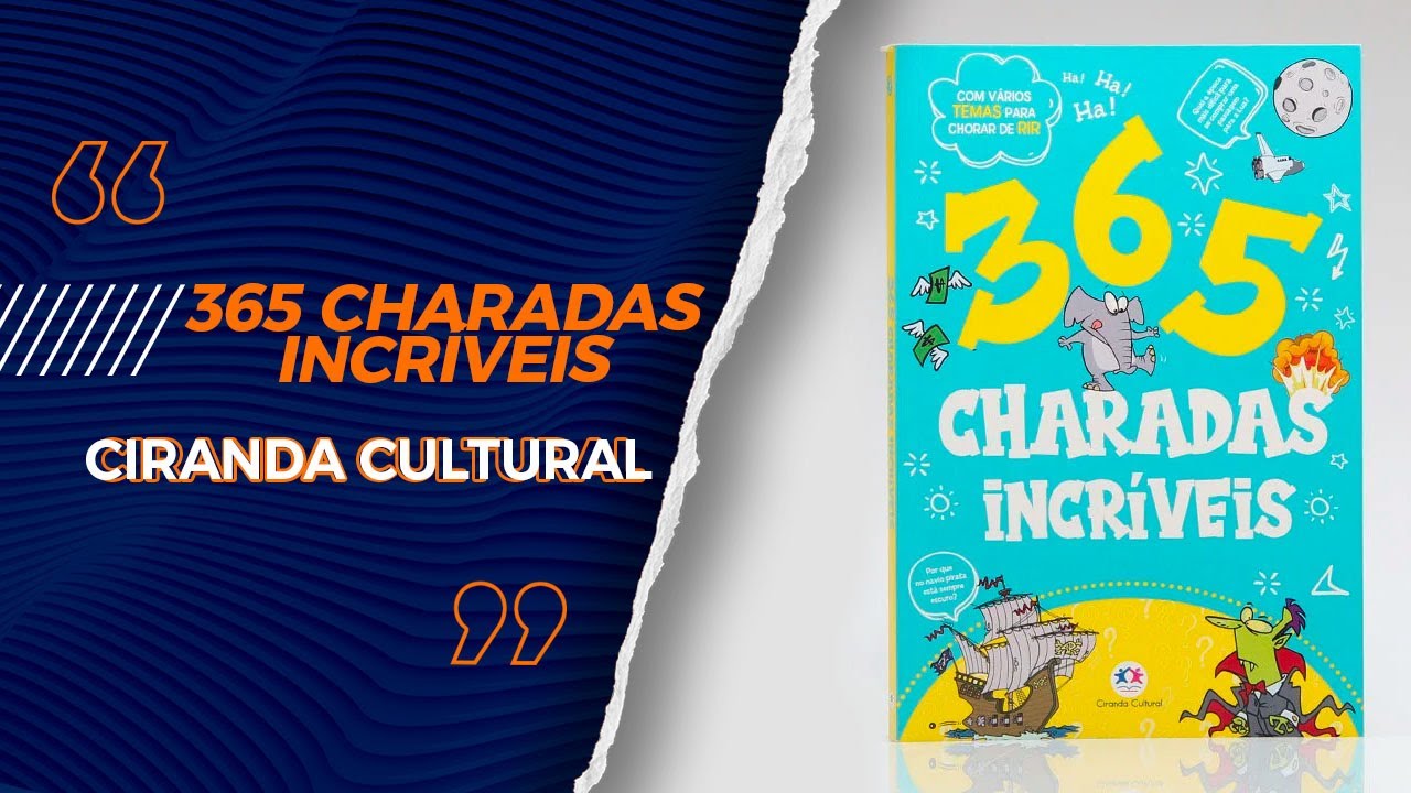 Livro: 365 CHARADAS PARA CHORAR DE RIR