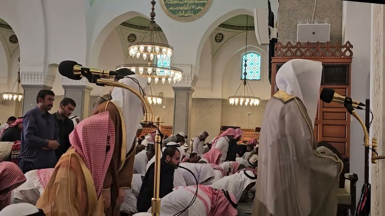 صلاة الجمعة# 30جمادي الأخرة 1445هـ# الشيخ . د ياسر المرعشي - إقامة الصلاة المؤذن/ أحمد بخاري