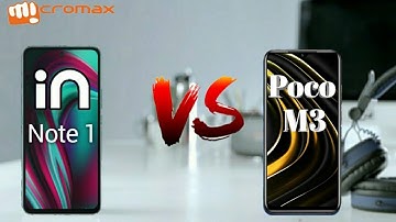 Micromax IN Note 1 Vs Poco M3 - Specification Comparison