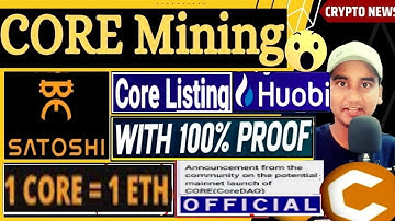 Satoshi Coin Mainnet launch || Houbi exchange Core Listing update | SatoshiCore New Update #satoshi