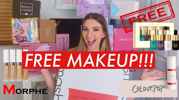 How I get FREE Makeup! Unboxing PR Packages | Debo...