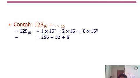 SISDIG Video 1 6 Konversi Heksa ke Desimal