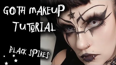 Riasan Gotik - Paku Hitam - Tutorial Riasan