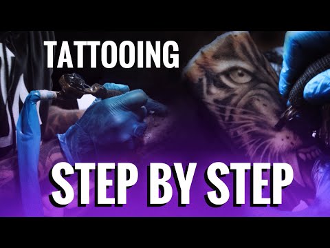 HOW TO TATTOO - TATTOO TUTORIAL STEP BY STEP | Τατουάζ βήμα βήμα