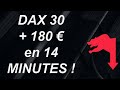 TRADING DAX30 ⏰+ 180€ [25 février 2020]