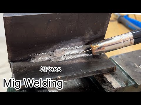 not everyone know about this SIMPLE 3 Pass Mig Mag welding technique