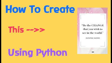 How to write text on image using python | python projects | overlay text on image | priyansh jain |