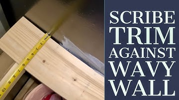 Mastering Trim Installation: How to Scribe Trim Pieces Against a Wavy Wall Like a Pro
