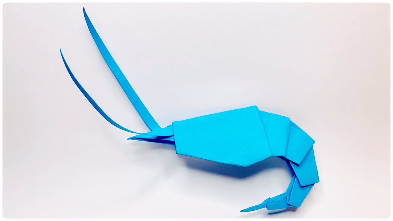 How to Make a SHRIMP Origami 🦐 