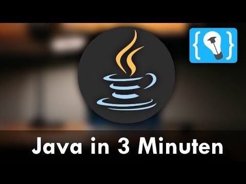 Java in 3 Minuten erklärt