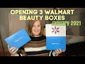 Opening 3 Walmart Beauty Boxes | January 2021