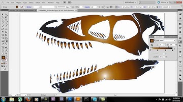 Adobe Illustrator CS5 Tutorial: how to use live trace & gradient tools