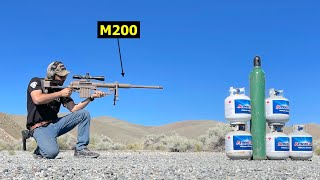 M200 408 cheytac vs oxygen tank