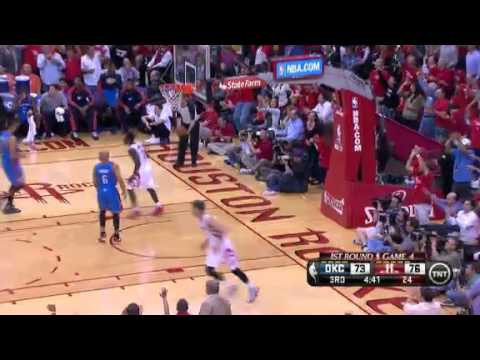 NBA Playoffs 2013: NBA Oklahoma City Thunder Vs Houston Rockets  Highlights April 29, 2013 Game 4