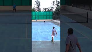 Net Block… But It Bounced Long 😬🎾