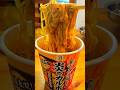 【蒙古タンメン炎のカルボ】チーズも辛さも倍増し改造してみた【蒙古タンメン中本】#shorts #short #カップ麺