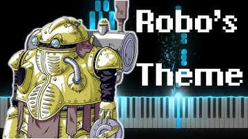 Robos Theme - Chrono Trigger [Piano tutorial] (Sheet Music+MIDI)
