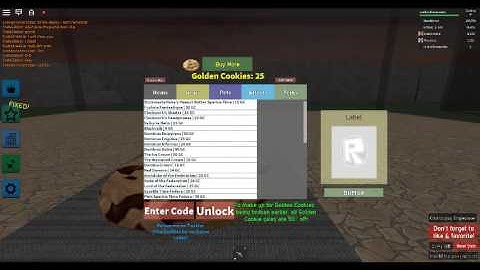 roblox | cookie clicker codes