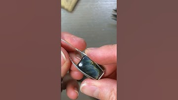 How To Wrap a Rectangle/Square Stone #shorts