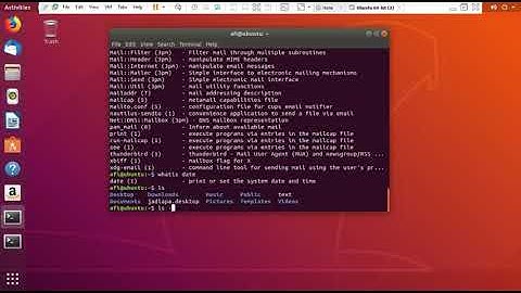 Perintah Dasar Sistem Operasi Linux | Laporan Praktikum